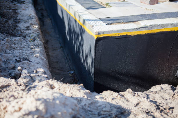 Residential Exterior Waterproofing installation at a Mount Cory, OH home by SJ Waterproofing Pros