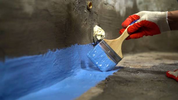 Commercial Exterior Waterproofing project at a Mount Cory, OH business property by SJ Waterproofing Pros